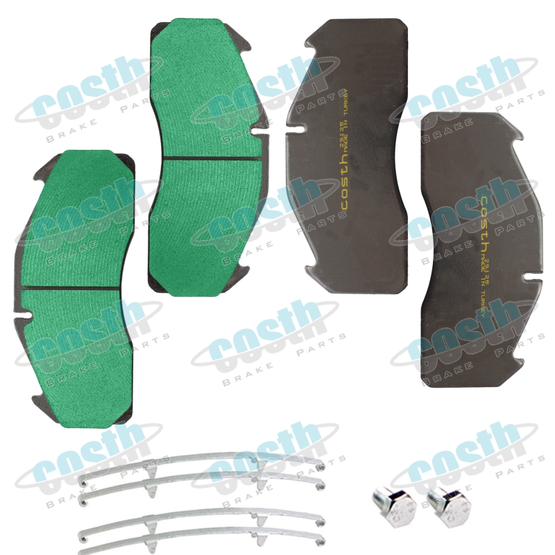 CS-85125 - Natural Disc Brake Pad Repair Kit (Surface Coated) - DİSK BALATA  TAKIMLARI:Natural Disk Balata Takımları