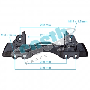 Caliper Carrier - Right 40-13261