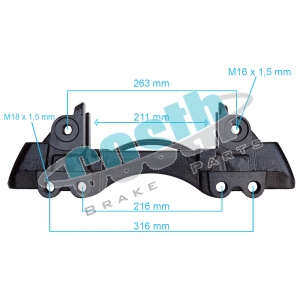Caliper Carrier - Left 40-13262