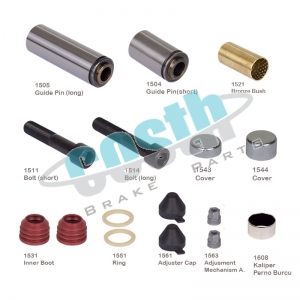 Ремкомплект направляющих и сальников суппорта 50-1499